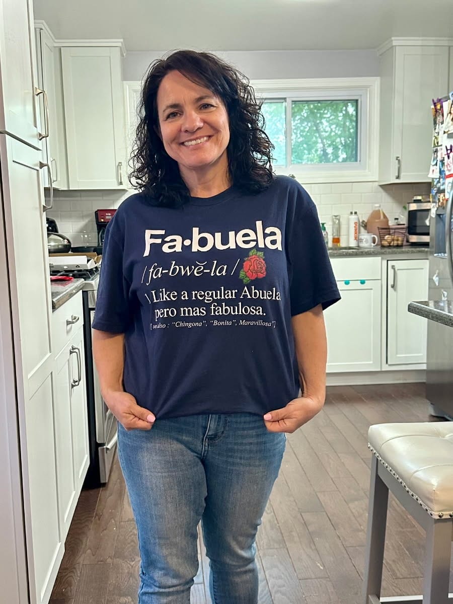 Customer photo review of Fabuela Fabulosa Abuela T-Shirt
