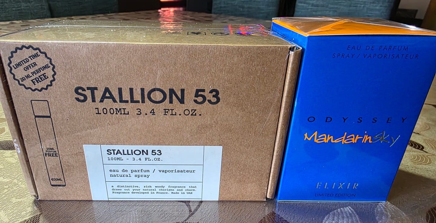 Customer photo review of Perfume Emper Stallion 53 100ml Edp Unisex