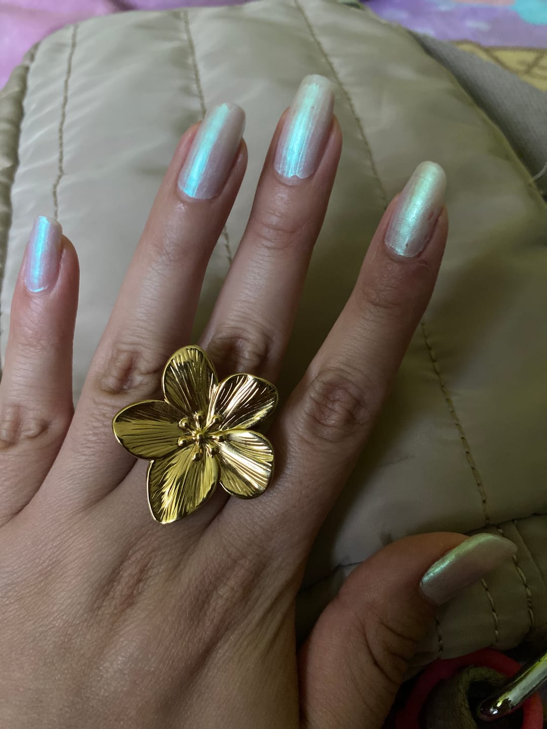 Customer photo review of Anillo Ajustable Adhara