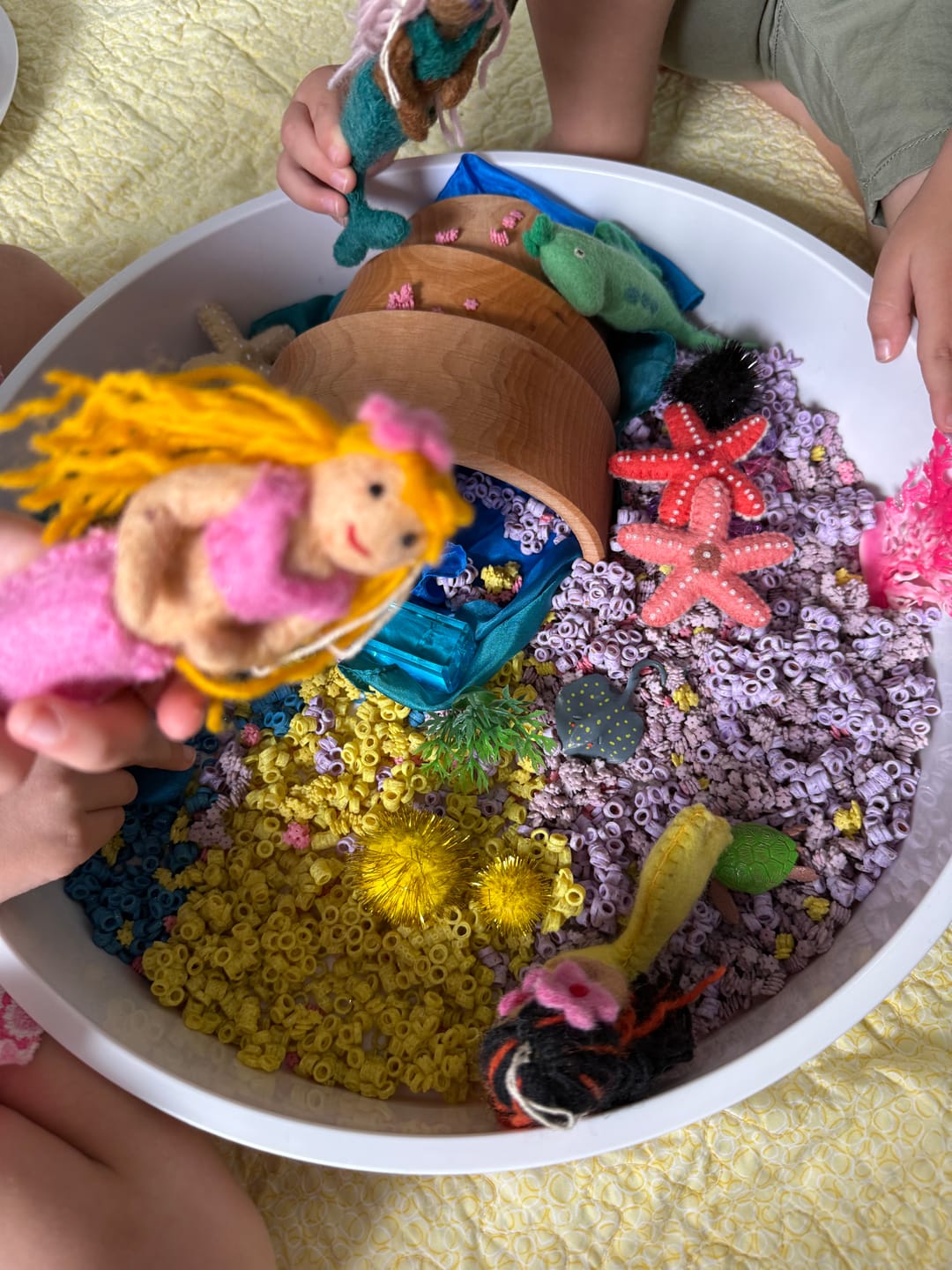 Customer photo review of Felt Coral Mermaid Hanging - Pink Tail