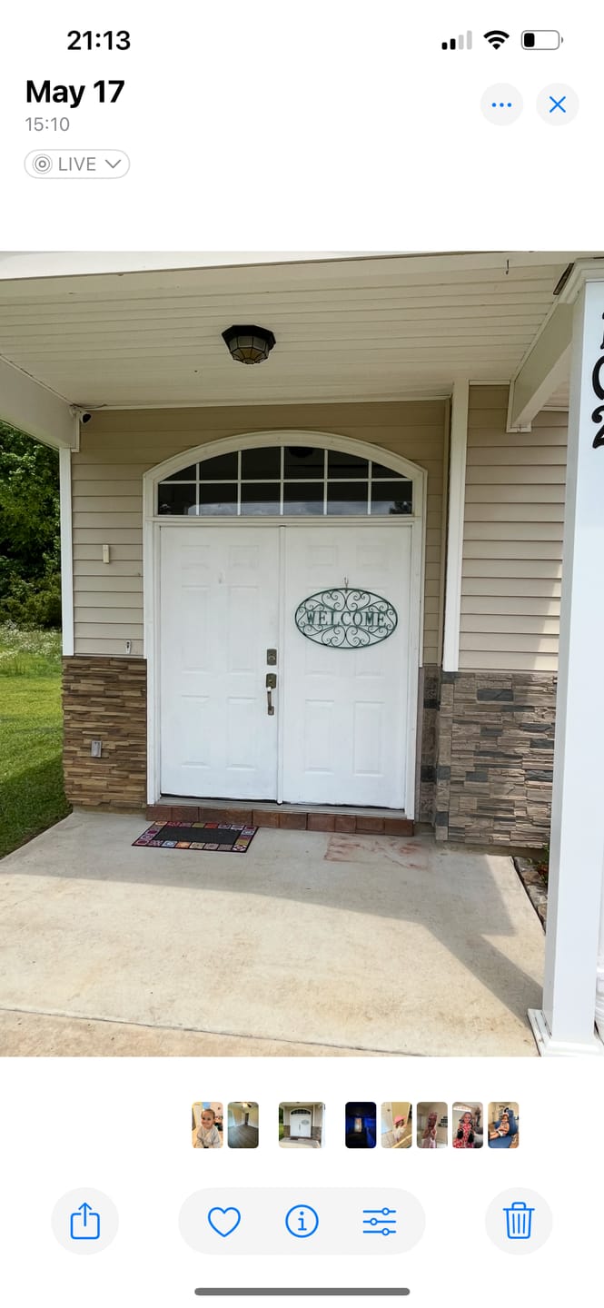 Customer photo review of Smooth Fiberglass Sidelite Panel (3/4 Sidelite)
