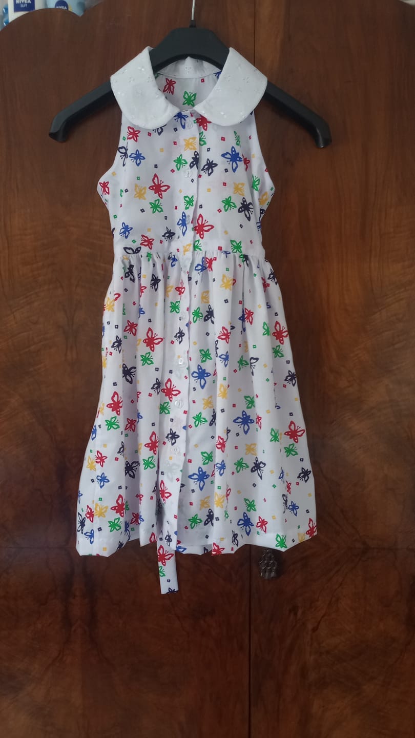 Customer photo review of Multicoloured Butterflies Polycotton Fabric