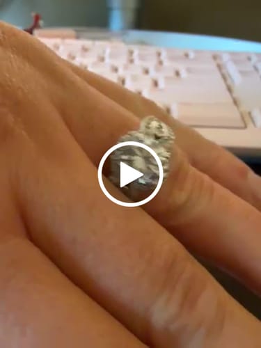 Customer video review of Halo Woven CZ Ring in Sterling Silver
