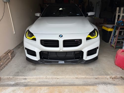 Customer photo review of SooQoo BMW G87 M2 Side Skirts In Gloss Carbon Fibre