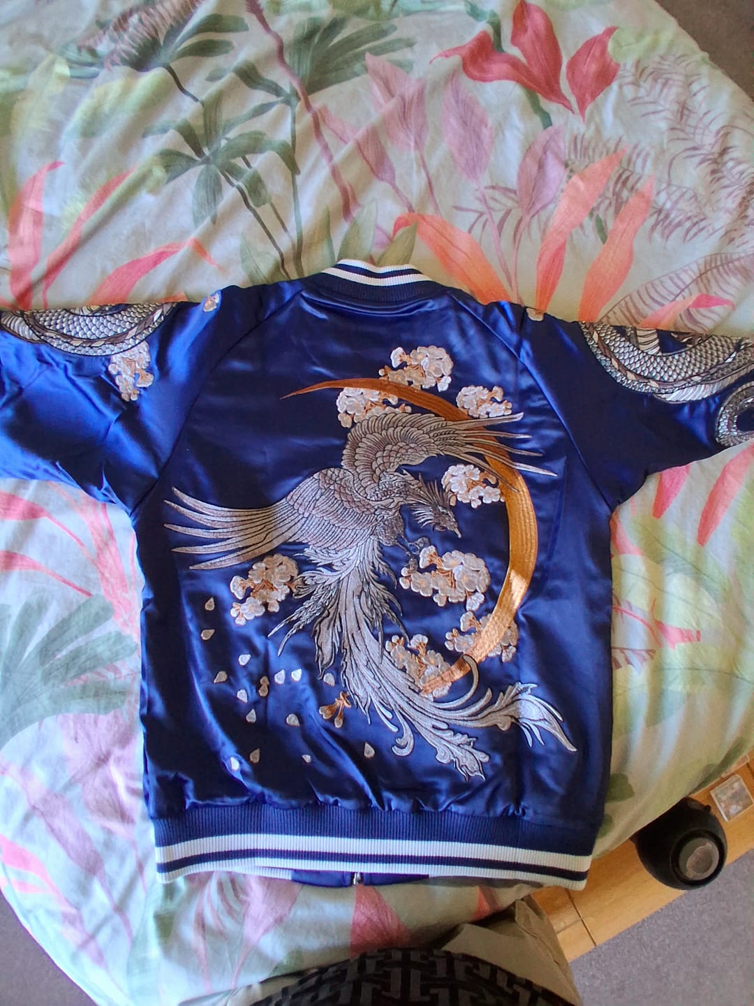 Customer photo review of Double Dragon & Phoenix Sukajan Souvenir Jacket