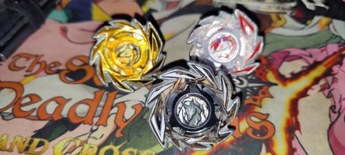 Customer photo review of [Pre-Order] Full Set Takara Tomy Beyblade X CX-06 FoxBrush J9-70GR