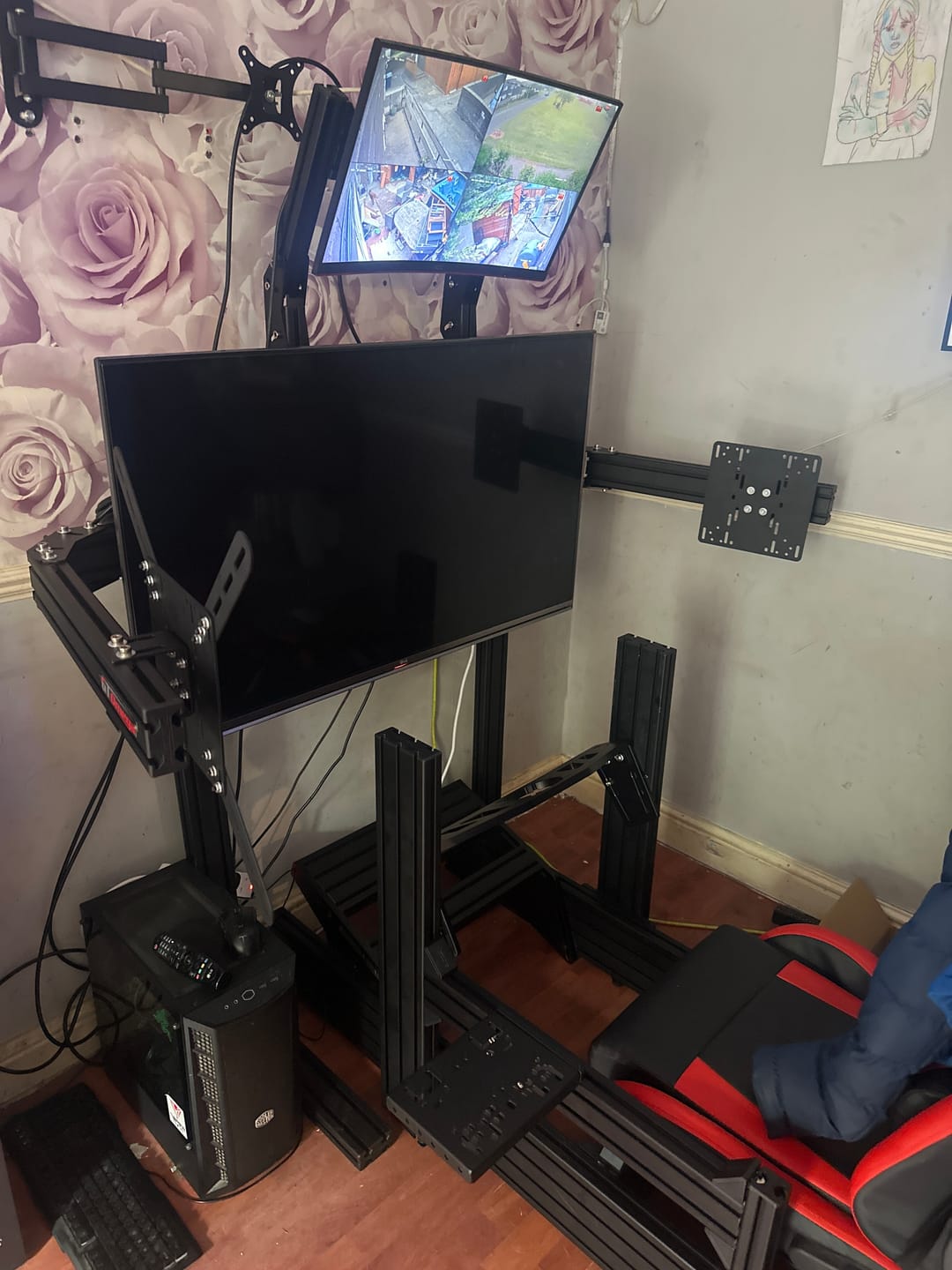 Customer photo review of Simulator Monitor Stand