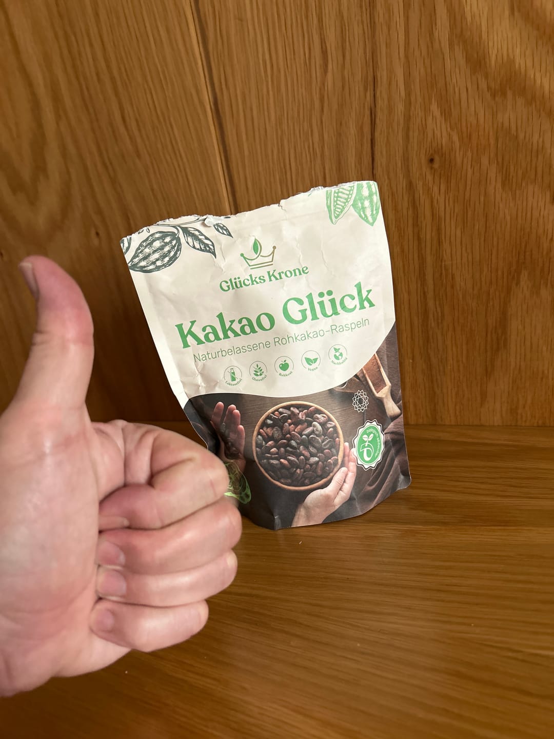 Customer photo review of Bio Kakao Glück (100% Bio Roh Kakao) - 250g