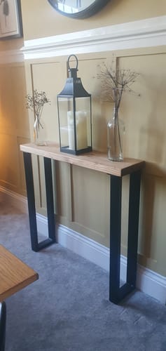 Customer photo review of Rustic Console Table  | 20cm Depth