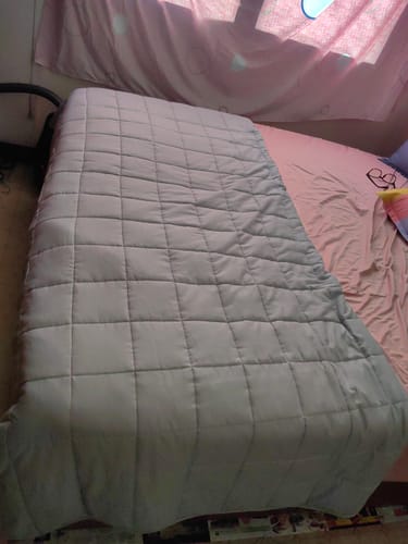 Customer photo review of Tidur Weighted Blankets