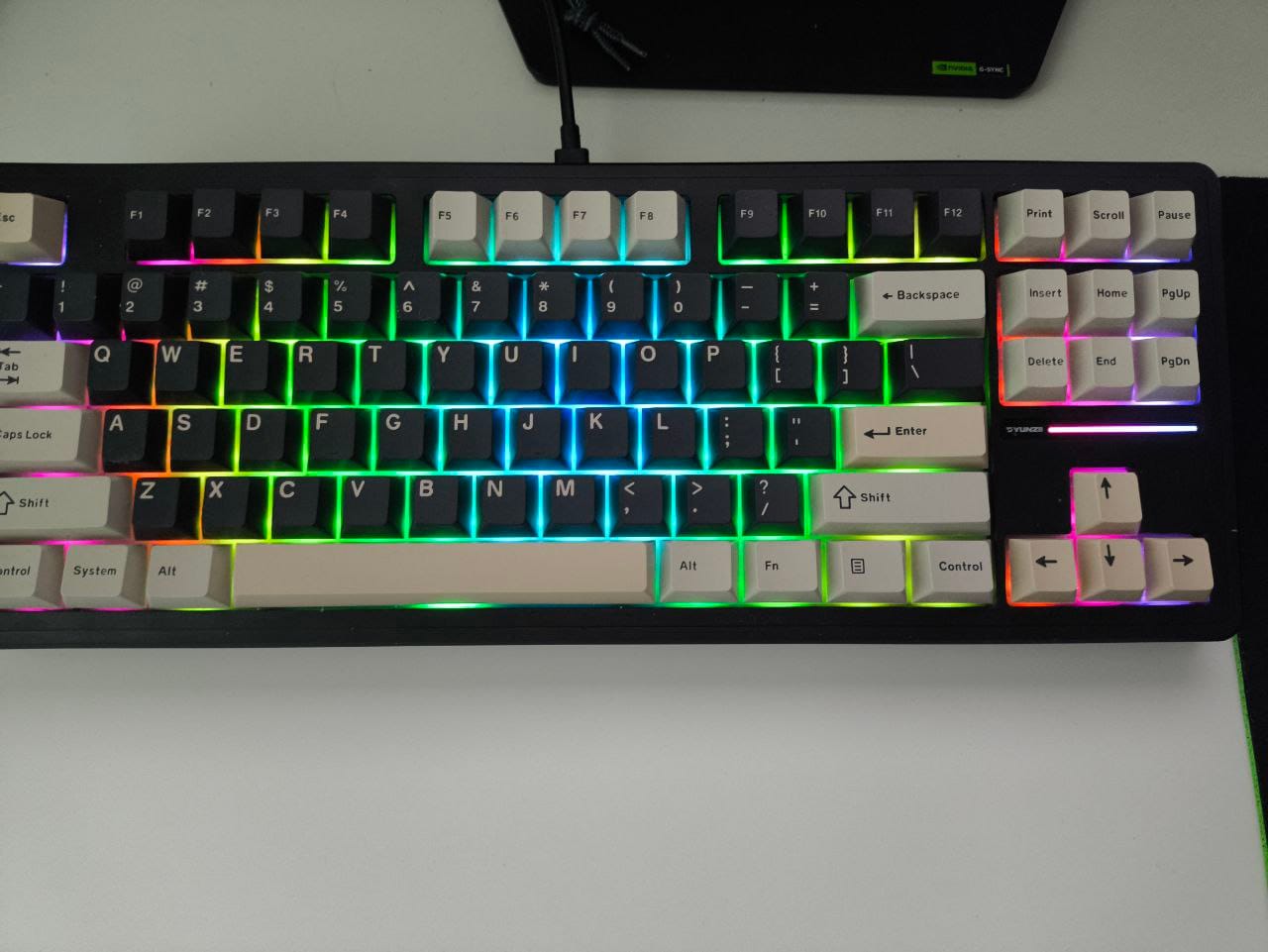 Customer photo review of YUNZII YZ87 Mekanik Klavye