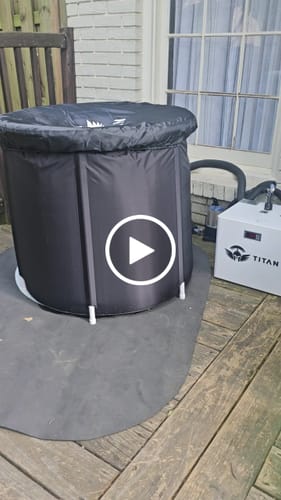 Customer video review of Bravo Cold Plunge Tub + Chiller Bundle