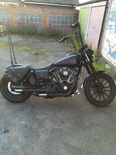 Customer photo review of H-D® Dyna Right Side Solo Bag - DR02