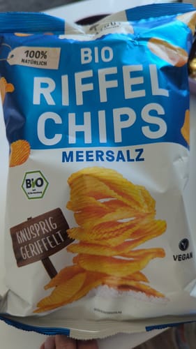 Customer photo review of Bio Riffel Chips Meersalz
