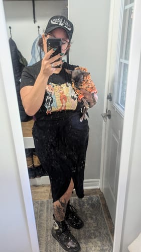 Customer photo review of Nightfall Street Sneakers - Premium Vegan Canvas Sneakers with Durable Waffle Soles