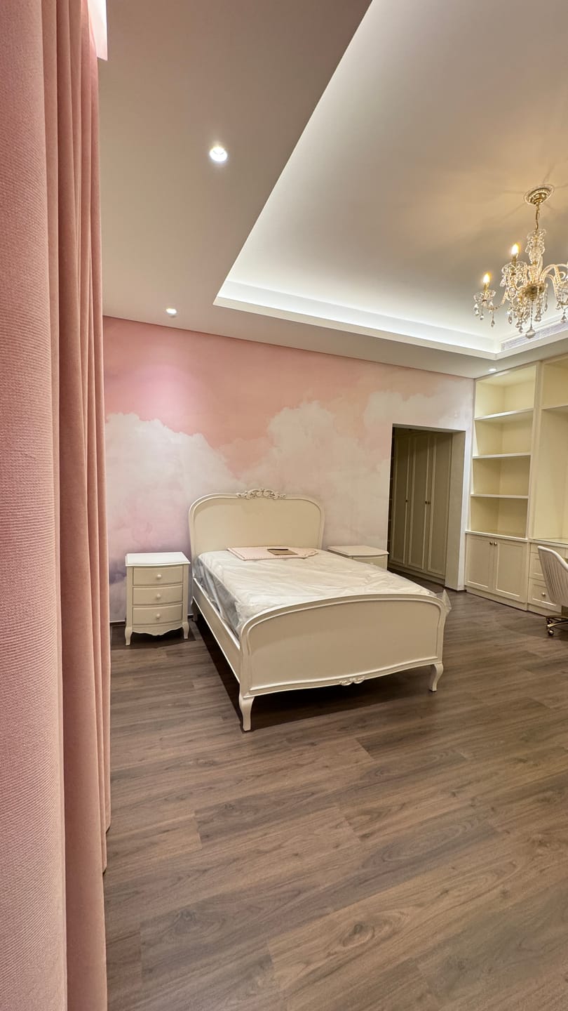 Customer photo review of Sunset Skies Wallpaper Mural