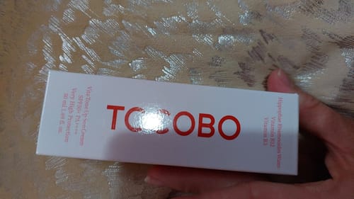 Customer photo review of Vita Tone Up Sun Cream SPF50+ PA++++