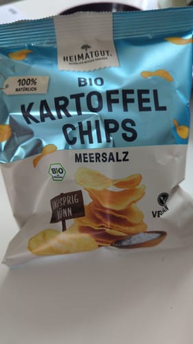 Customer photo review of Bio Kartoffelchips Meersalz mini