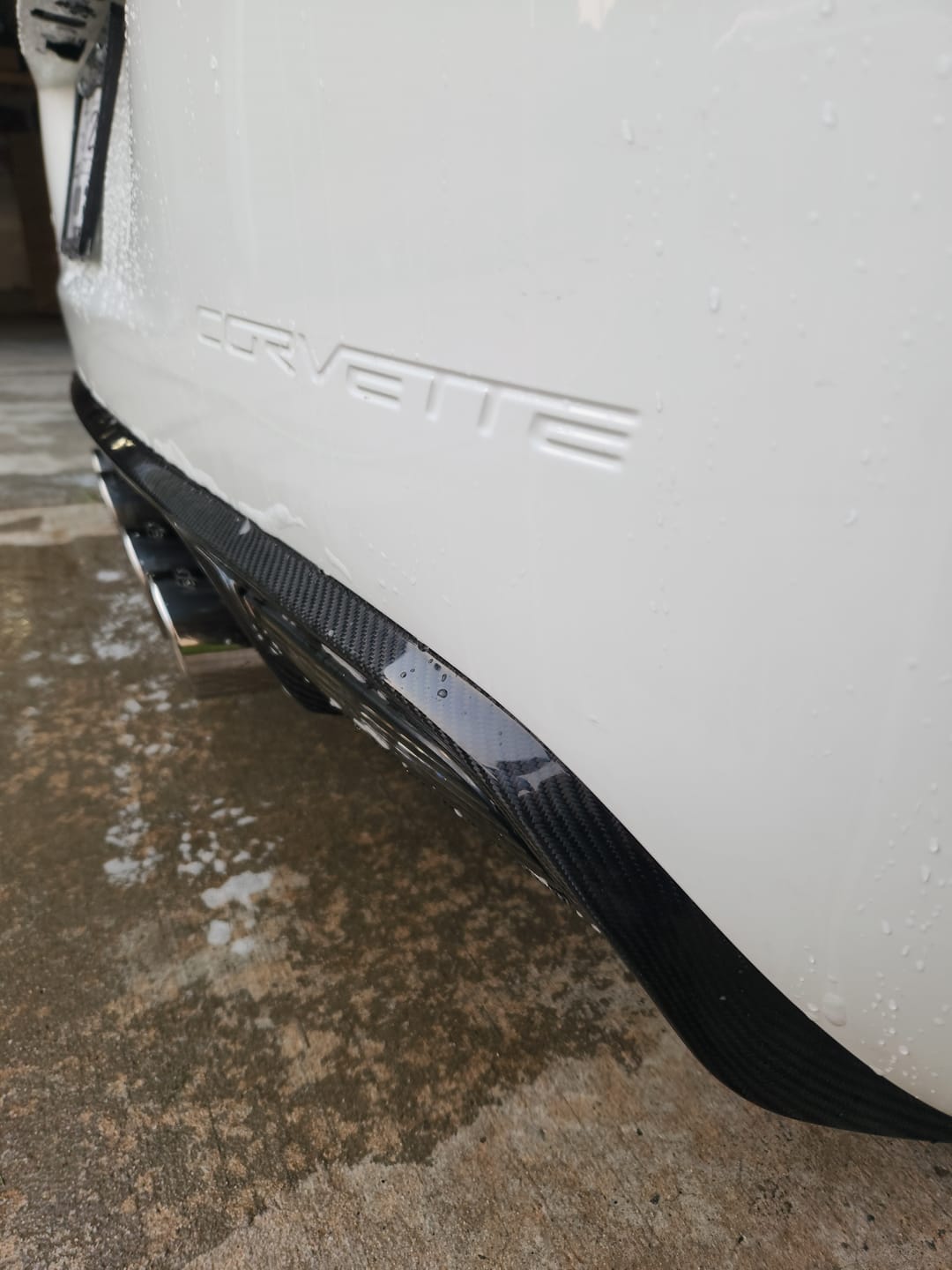 Customer photo review of 2005-13 Corvette C6 Rear Bumper Diffuser