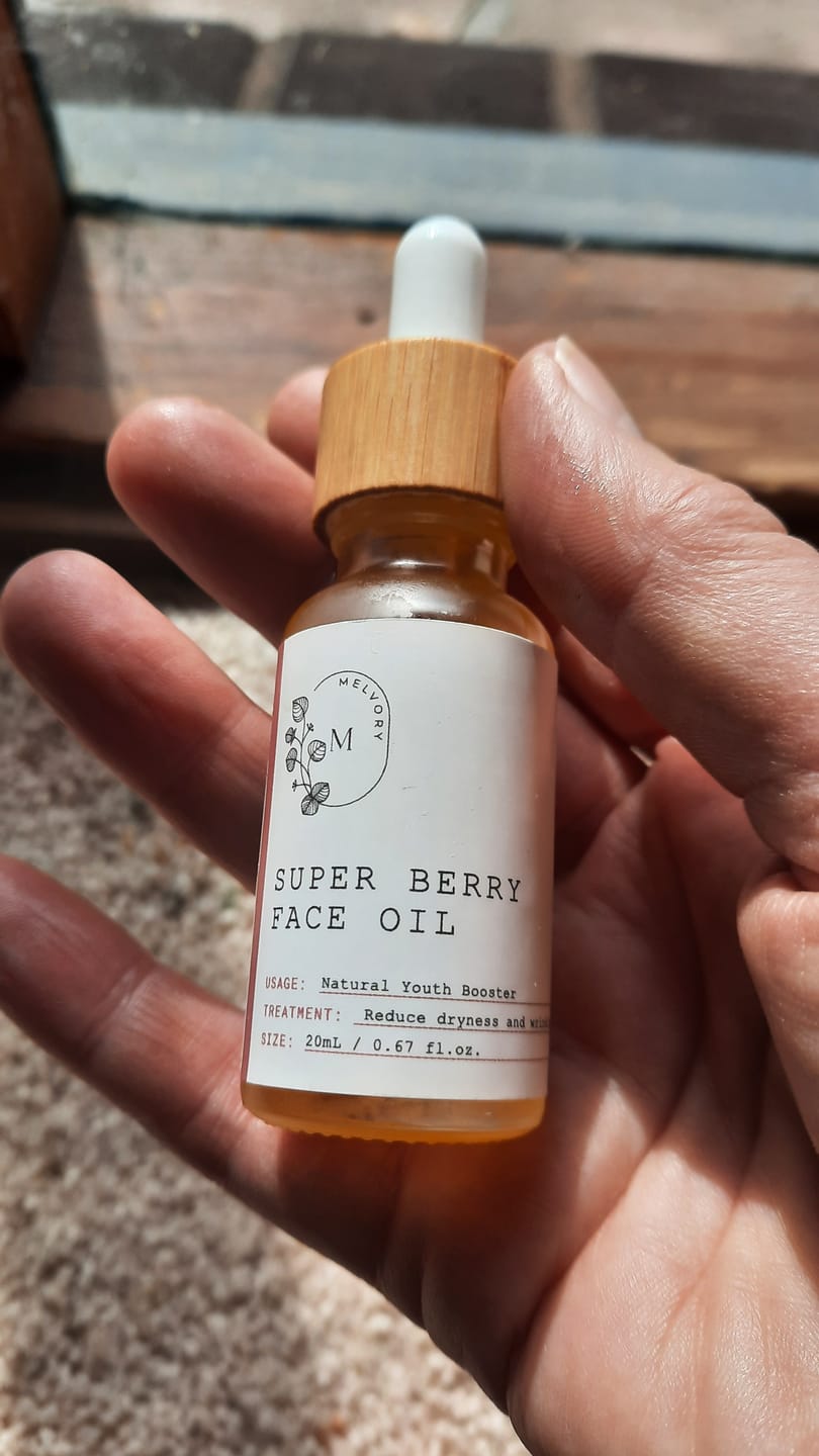 Customer photo review of Super Berry Face Oil