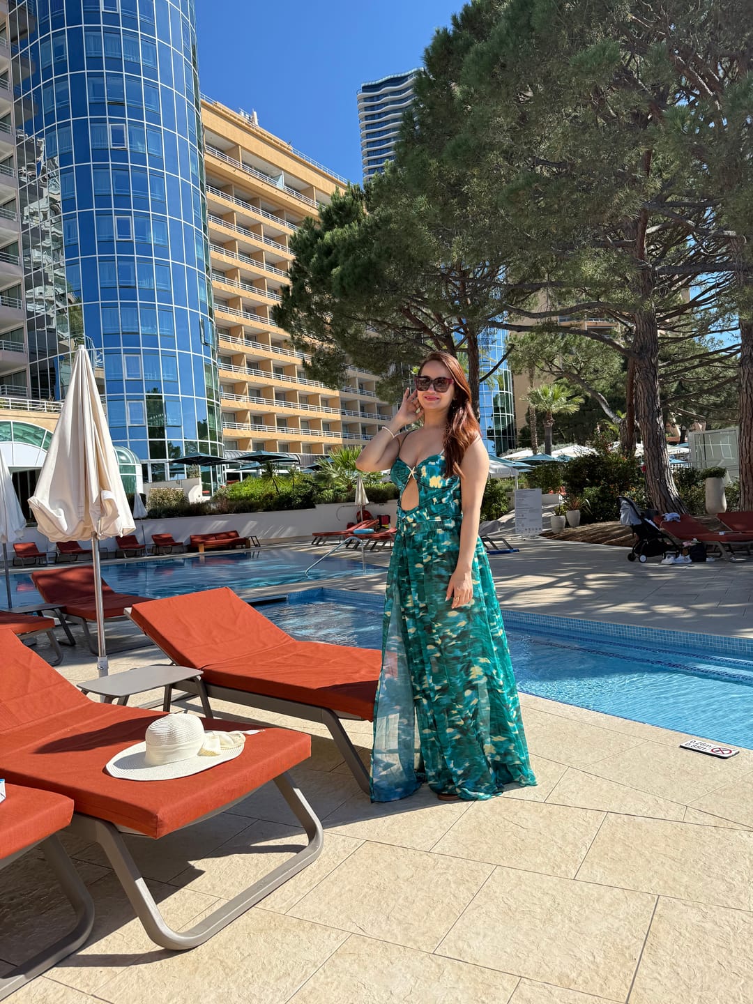 Customer photo review of Aspen Swimsuit With Sarong skirt