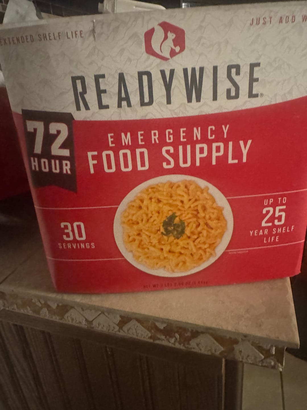 Customer photo review of 72 Hour Food Kit