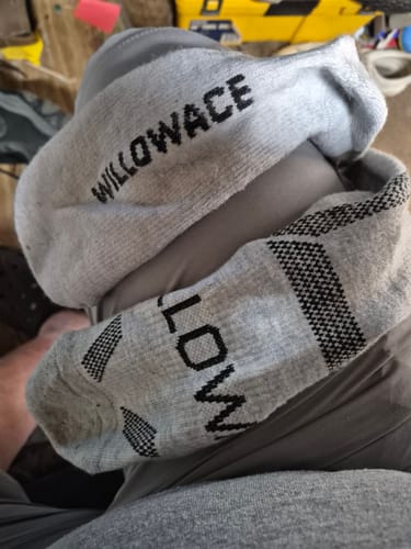 Customer photo review of Men's Alpaca Socks