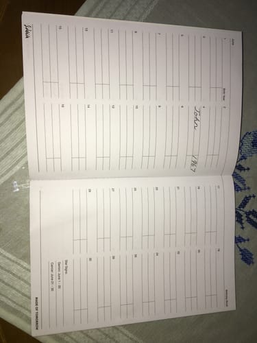 Customer photo review of Birthday Book