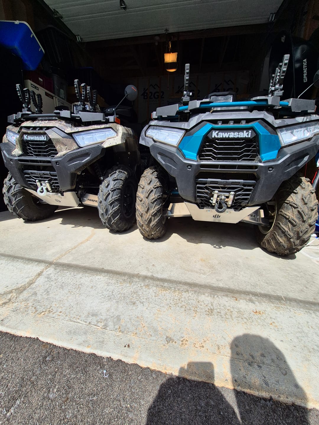 Customer photo review of Full Skid Plate Kit — Kawasaki Brute Force 650/750 (2008+)