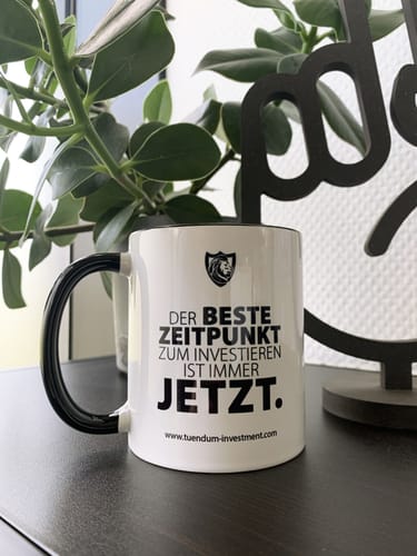 Customer photo review of TassenExpress - Becher Keramik Tasse mit Logo bedruckt 325ml Firmenlogo