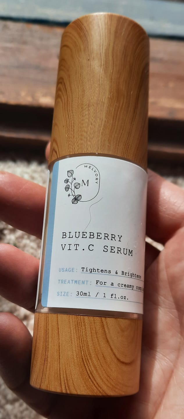 Customer photo review of Blueberry Vitamin C Serum