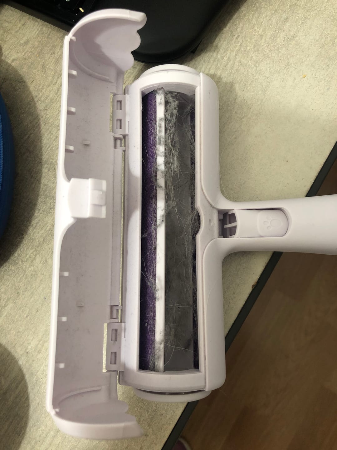Customer photo review of The Dogs Roller: Elimina pelos y pelusas