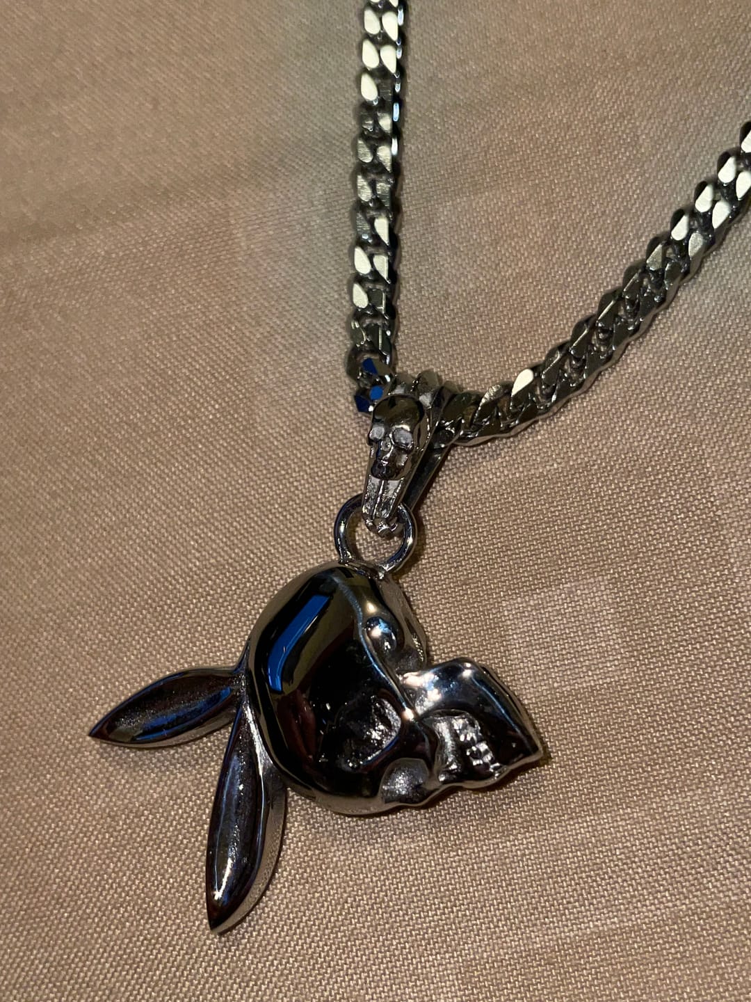 Customer photo review of SKULLBOY PENDANT