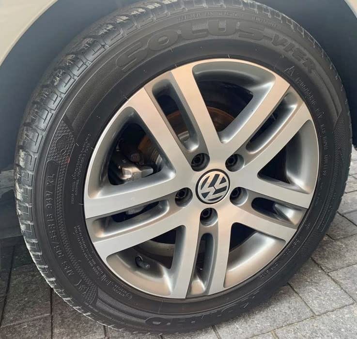 Customer photo review of ClearVision™ - TireShine | Tire Gloss & UV Protector