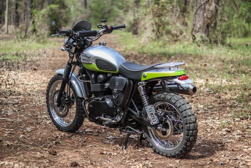 Customer photo review of Triumph Side Cover Solo Bag - TSB01