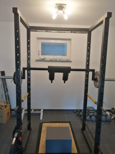 Customer photo review of Riot Olympic Safety Squat Bar