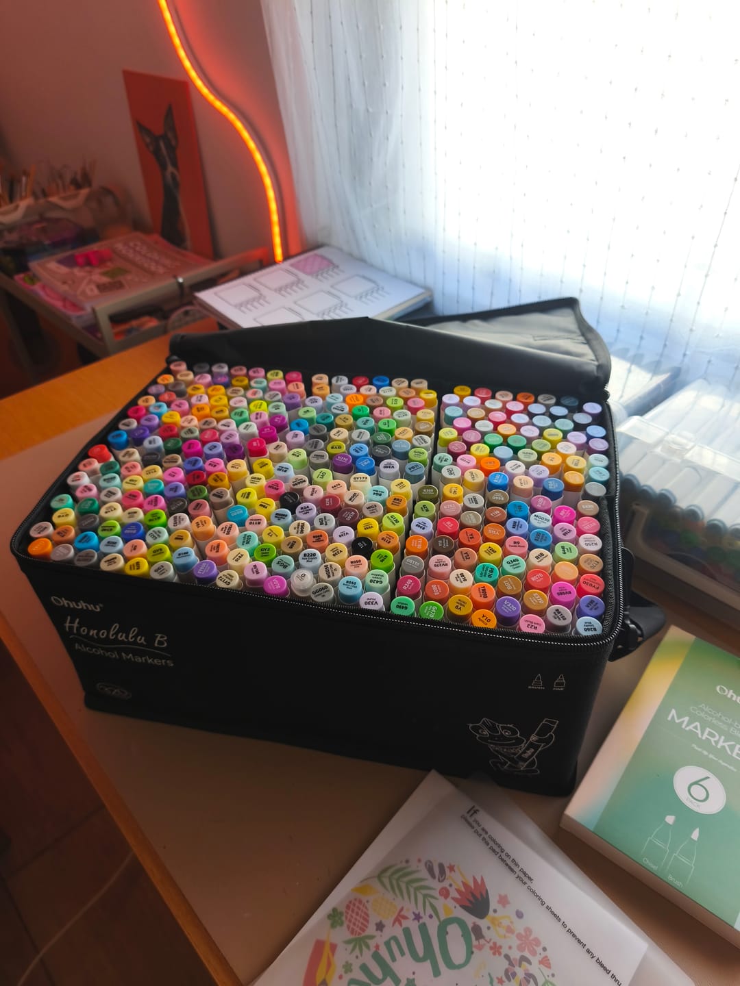 Customer photo review of Ohuhu Honolulu Colorless Blender Marker - Pack of 6 (Europe Only)