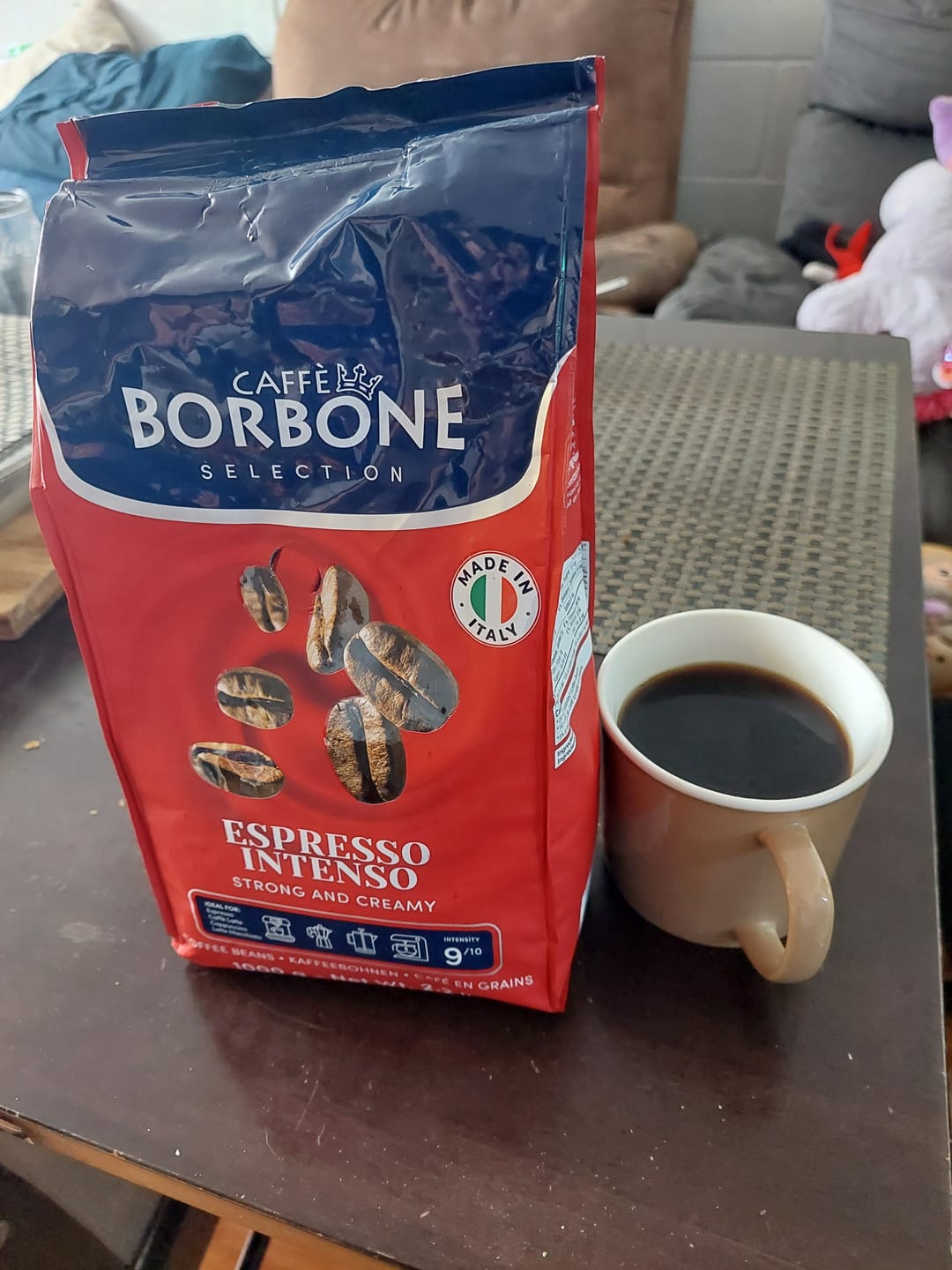 Customer photo review of Borbone Espresso Intenso 1kg Grano Entero
