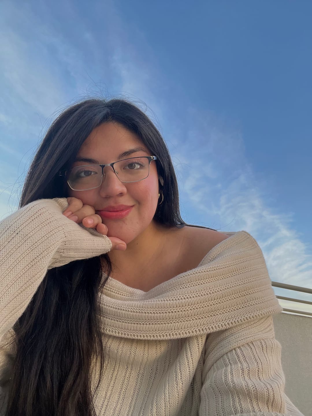 Customer photo review of SWEATER LINA CRUDO