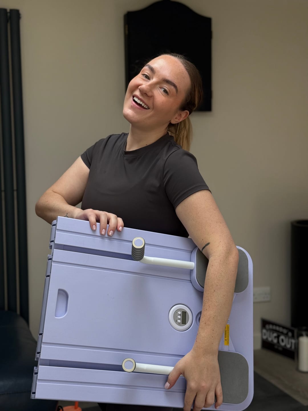 Customer photo review of Reformly Pilates Board + 60-Day Transformation Program