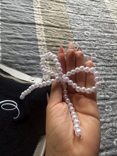 Customer photo review of PEARL BOW CHARM