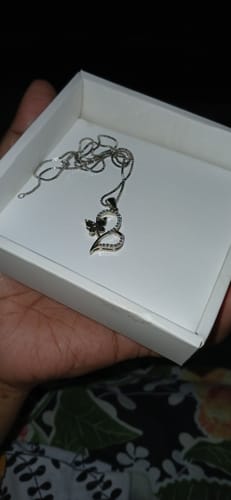 Customer photo review of WINGS OF WHIMSY PENDANT