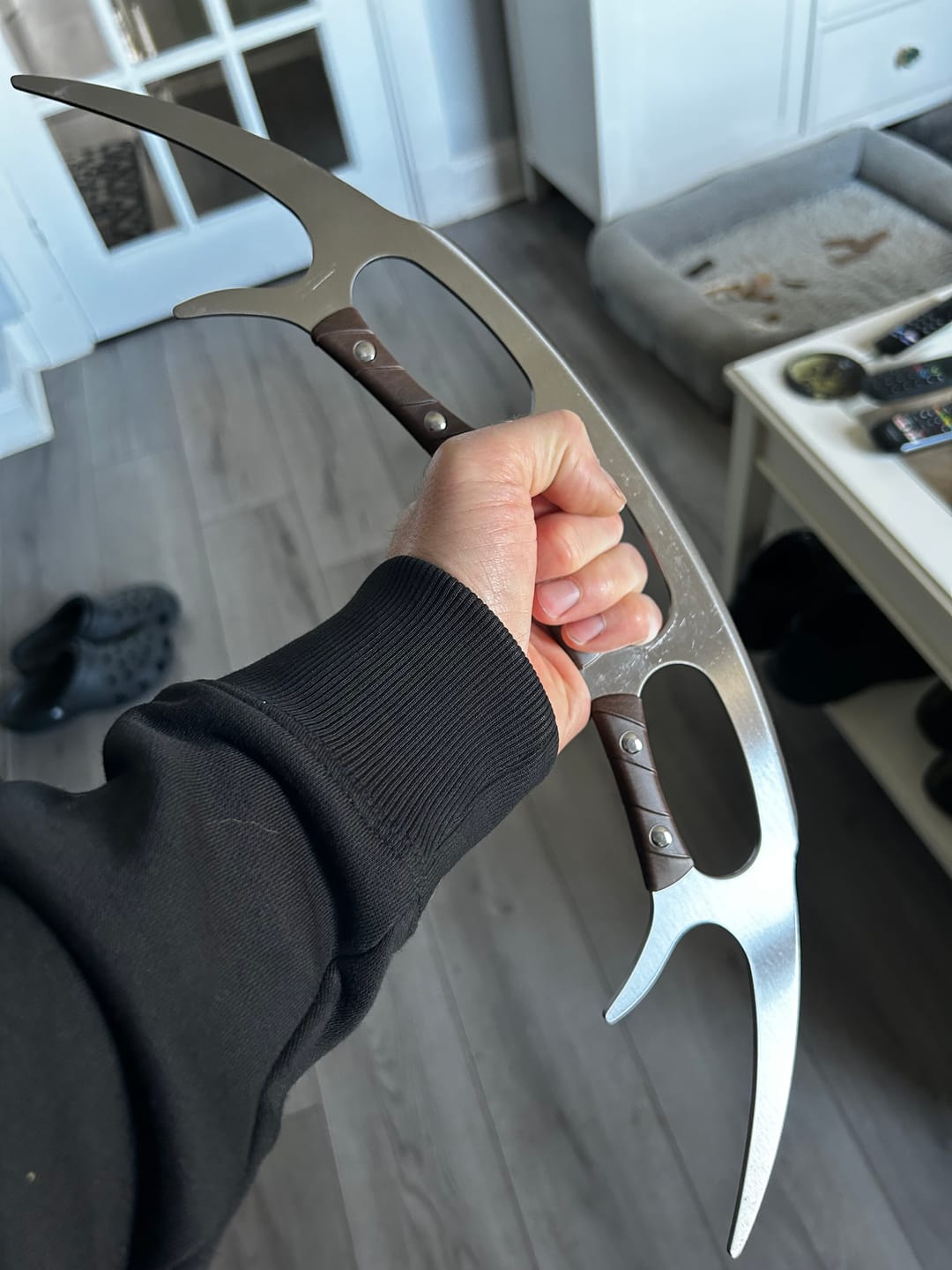 Customer photo review of Star Trek™ Bat'leth Pizza Cutter