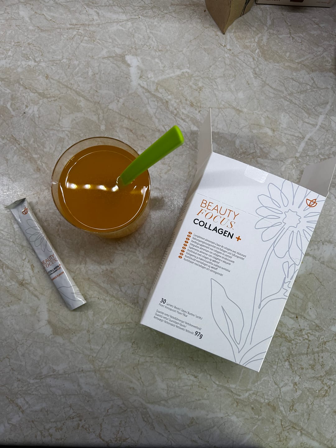 Customer photo review of Beauty Focus Collagen