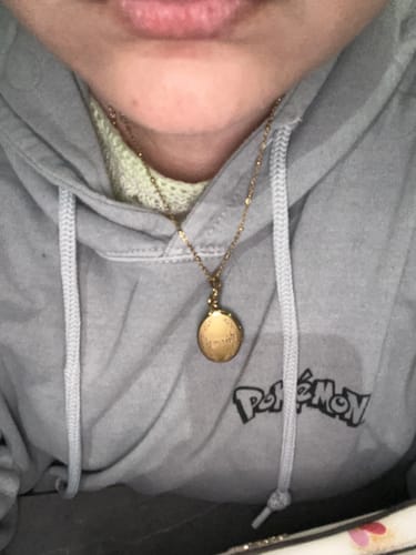 Customer photo review of Mystery TXT Member Locket Necklaces