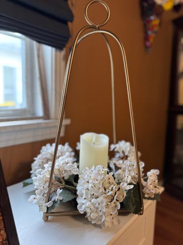 Customer photo review of Caleb Gold Lantern