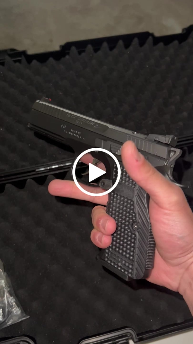 Customer video review of CZ Shadow 2 G10 Grips