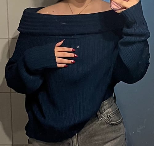 Customer photo review of SWEATER LINA AZUL (PREVENTA)