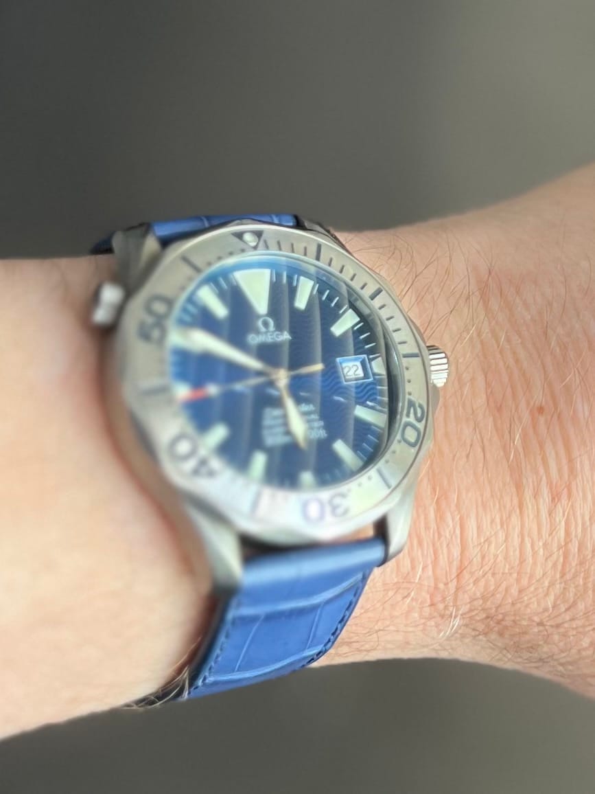 Customer photo review of Matte Sonoma Blue Alligator