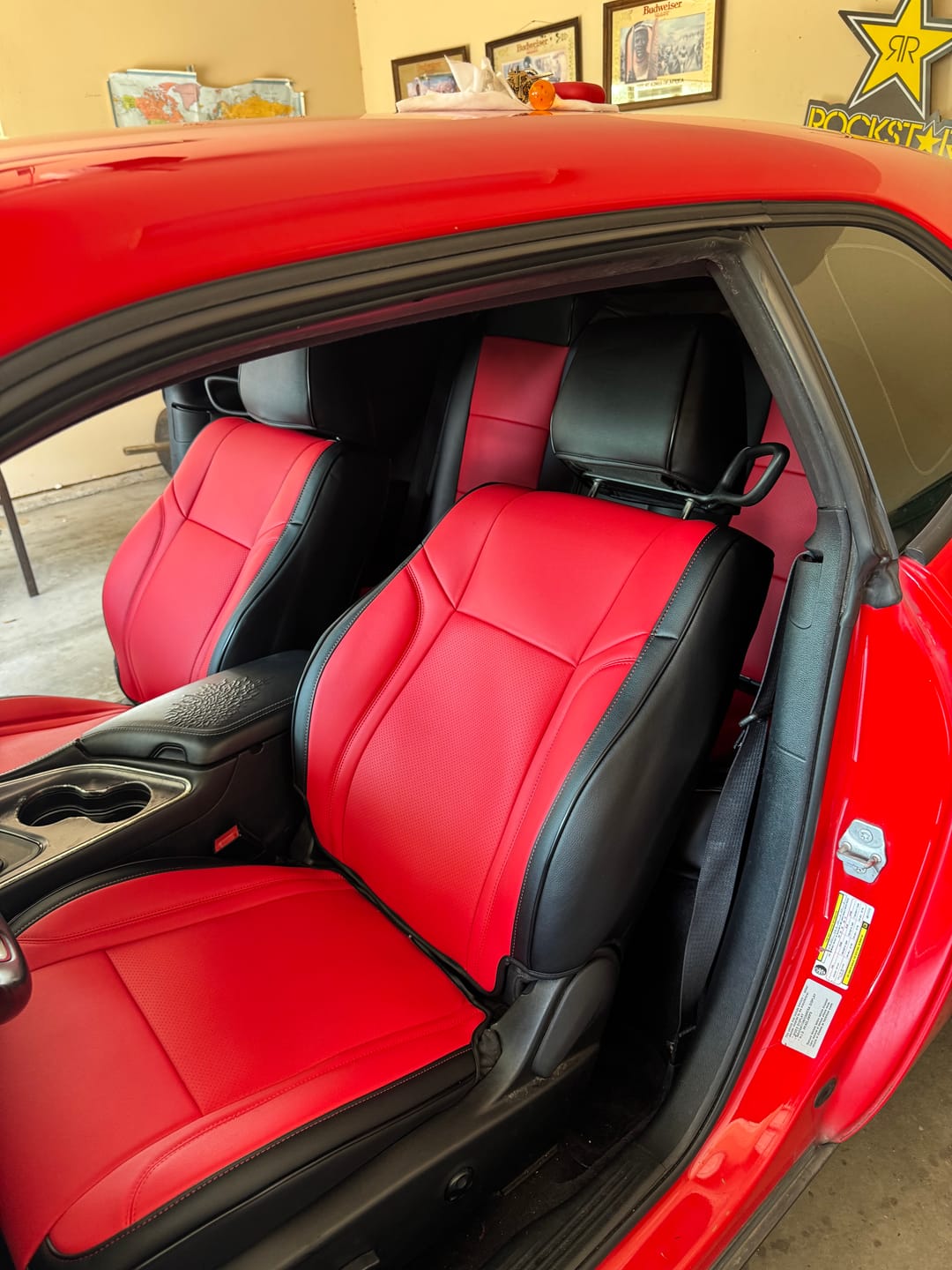Customer photo review of 2015+ Dodge Charger Custom Sport Seat Covers